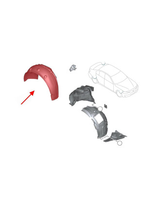 BMW X3 F25 2010-2017 IN TESSUTO PASSARUOTA POSTERIORE DESTRO 51717213650 (Cod. AP-54022_A4x4)