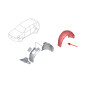 BMW X3 G01 2017-2024 IN TESSUTO PASSARUOTA POSTERIORE SINISTRO 51717394817 (Cod. AP-54034_A4x4) BMW X3 G01 2017-2024 IN TESSUTO PASSARUOTA POSTERIORE SINISTRO 51717394817 (Cod. AP-54034_A4x4)