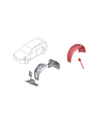BMW X5 G05 2018+ IN TESSUTO PASSARUOTA POSTERIORE SINISTRO 51717478757 (Cod. AP-54037_A4x4)