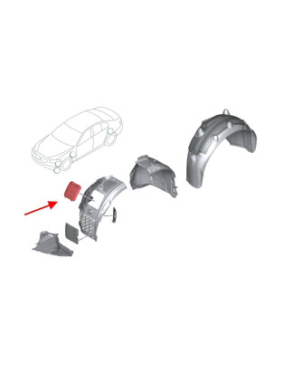 BMW SERIA 7 G11 2015-2022 COPERTURA PER SOSTITUZIONE LAMPADINE 51717340199 (Cod. AP-54078_A4x4)
