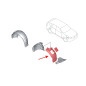 BMW X3 G01 2017+ PASSARUOTA ANTERIORE DESTRO PARTE ANTERIORE 51717445682 (Cod. AP-54083_A4x4)