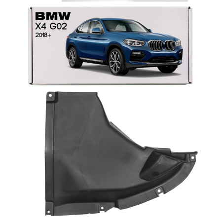 BMW X4 G02 2018+ PROTEZIONE INFERIORE PASSARUOTA ANTERIORE DESTRO 51717496476 (Cod. AP-54085_A4x4)