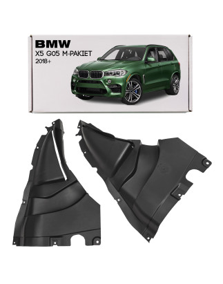 BMW X5 G05 2018+ M-PACCHETTO PROTEZIONE INFERIORE PASSARUOTA ANTERIORE SINISTRO 51718069307 (Cod. AP
