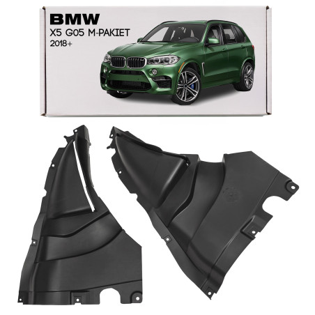 BMW X5 G05 2018+ M-PACCHETTO PROTEZIONE INFERIORE PASSARUOTA ANTERIORE SINISTRO 51718069307 (Cod. AP