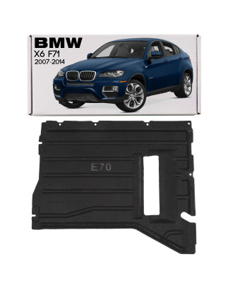 BMW X6 E71 2007-2014 IN TESSUTO PROTEZIONE CASSONE CAMBIO 51757158386 (Cod. AP-54164_A4x4)