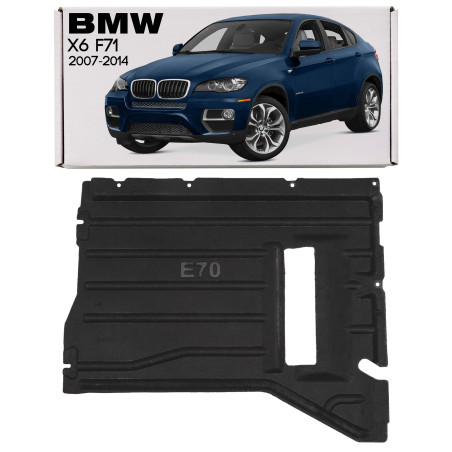 BMW X6 E71 2007-2014 IN TESSUTO PROTEZIONE CASSONE CAMBIO 51757158386 (Cod. AP-54164_A4x4)