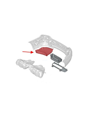 BMW SERIA 5 F10 berlina 2010-2017 PROTEZIONE PARAURTI POSTERIORE DESTRA 51757186522 (Cod. AP-54091_A