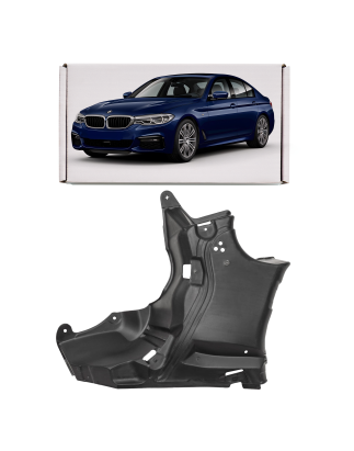 BMW SERIA 5 G30 2017+ PROTEZIONE SOTTOSCOCCA POSTERIORE SINISTRA 51757340787 (Cod. AP-54102_A4x4)