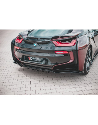 Splitter posteriore (con barre verticali) BMW i8 (Cod. M-BM-I8-1-RD1G+RD2G)