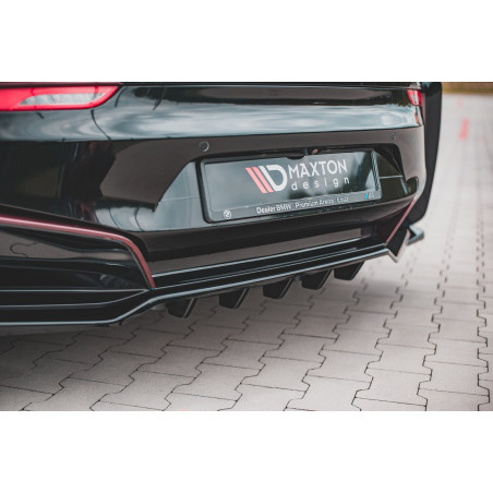 Splitter posteriore (con barre verticali) BMW i8 (Cod. M-BM-I8-1-RD1G+RD2G)