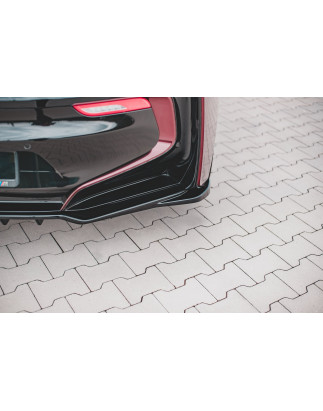 Splitter posteriore (con barre verticali) BMW i8 (Cod. M-BM-I8-1-RD1G+RD2G)