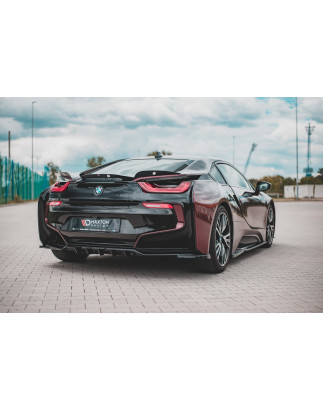 Splitter posteriore (con barre verticali) BMW i8 (Cod. M-BM-I8-1-RD1G+RD2G)