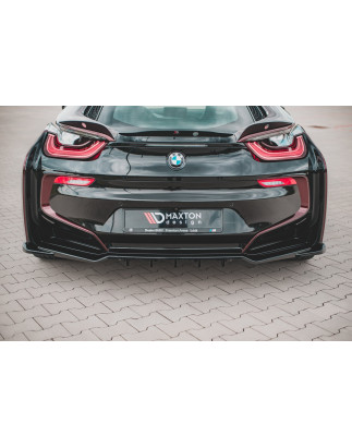 Splitter posteriore (con barre verticali) BMW i8 (Cod. M-BM-I8-1-RD1G+RD2G)