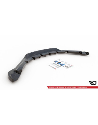Splitter posteriore (con barre verticali) BMW i8 (Cod. M-BM-I8-1-RD1G+RD2G)