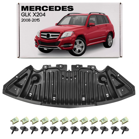 MERCEDES GLK X204 2008-2015 PROTEZIONE PARAURTI ANTERIORE CON KIT VITI A2045201523 (Cod. AP-54119_A4
