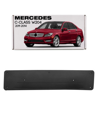 MERCEDES C-CLASS W204 2011-2014 RESTYLING SUPPORTO ANTERIORE TARGA A2048172778 (Cod. AP-54123_A4x4)
