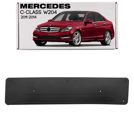 MERCEDES C-CLASS W204 2011-2014 RESTYLING SUPPORTO ANTERIORE TARGA A2048172778 (Cod. AP-54123_A4x4)