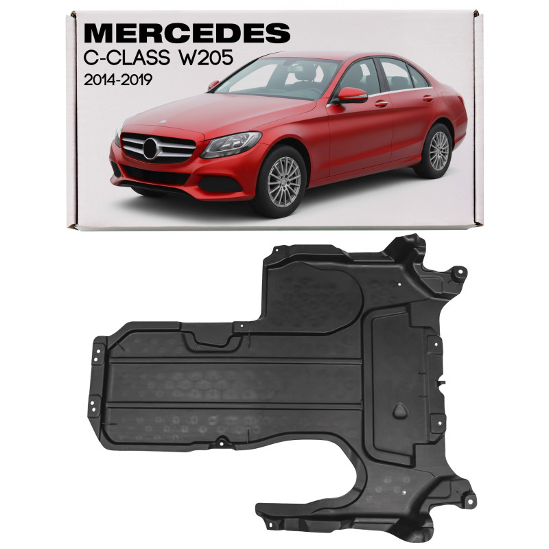 MERCEDES C-CLASS W205 2014-2018 PRE-RESTYLING PROTEZIONE CASSONE CAMBIO A2055240430 (Cod. AP-54126_A
