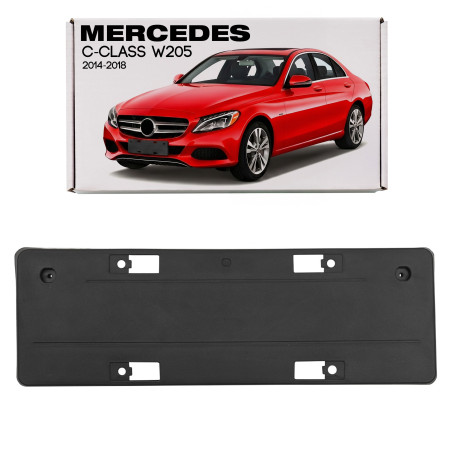 MERCEDES C-CLASS W205 2014-2018 PRE-RESTYLING SUPPORTO ANTERIORE TARGA A2058804900 (Cod. AP-54127_A4