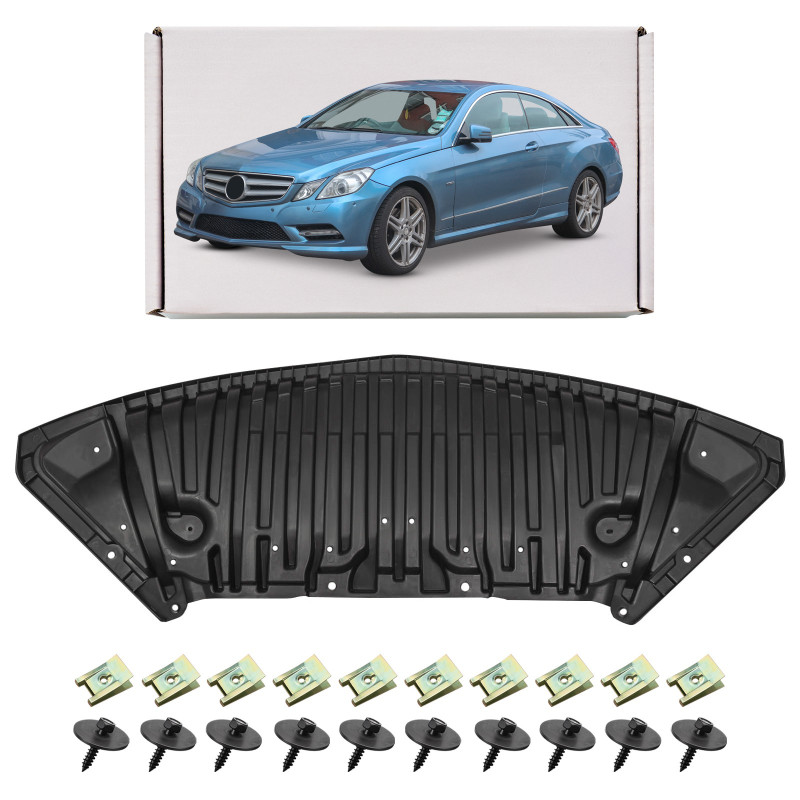 MERCEDES E-CLASS W207 2009-2016 PROTEZIONE PARAURTI ANTERIORE CON KIT VITI A2075240930 (Cod. AP-5412