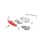MERCEDES E-CLASS W207 2009-2016 PROTEZIONE PARAURTI ANTERIORE CON KIT VITI A2075240930 (Cod. AP-5412