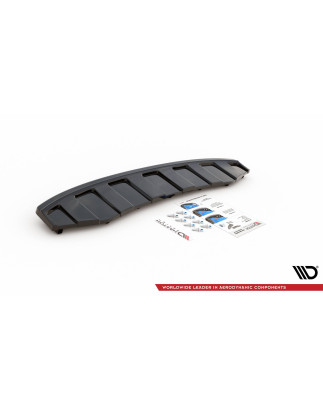 Splitter posteriore AUDI A6 C7 S-LINE AVANT scarico 2x1 (con barre verticali) (Cod. M-AU-A6-C7-SLINE