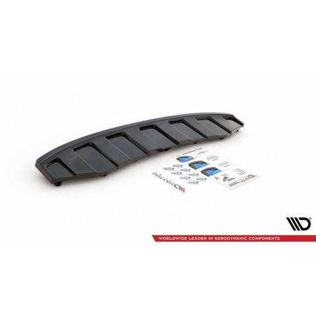 Splitter posteriore AUDI A6 C7 S-LINE AVANT scarico 2x1 (con barre verticali) (Cod. M-AU-A6-C7-SLINE