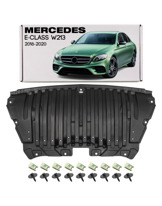 MERCEDES E-CLASS W213 2016-2020 PRE-RESTYLING PROTEZIONE PARAURTI ANTERIORE CON KIT VITI A2135200000