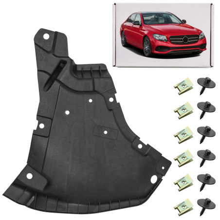 MERCEDES E-CLASS W213 2016-2020 PRE-RESTYLING PROTEZIONE PARAURTI ANTERIORE DESTRA CON KIT VITI A213