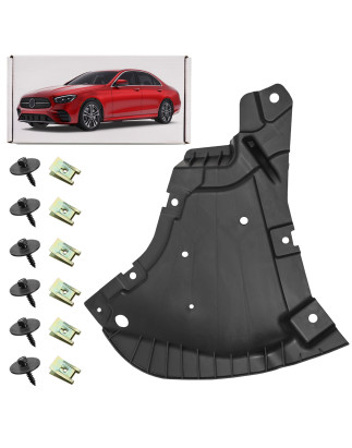 MERCEDES E-CLASS W213 2016-2020 PRE-RESTYLING PROTEZIONE PARAURTI ANTERIORE SINISTRA CON KIT VITI A2