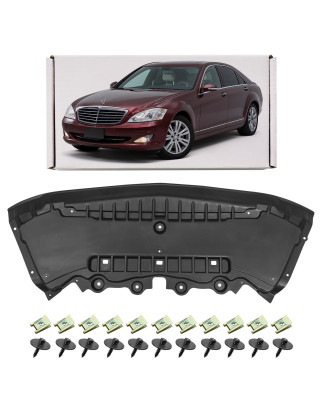 MERCEDES S-CLASS W221 2005-2013 4MATIC PROTEZIONE PARAURTI ANTERIORE CON KIT VITI A2215240830 (Cod. 