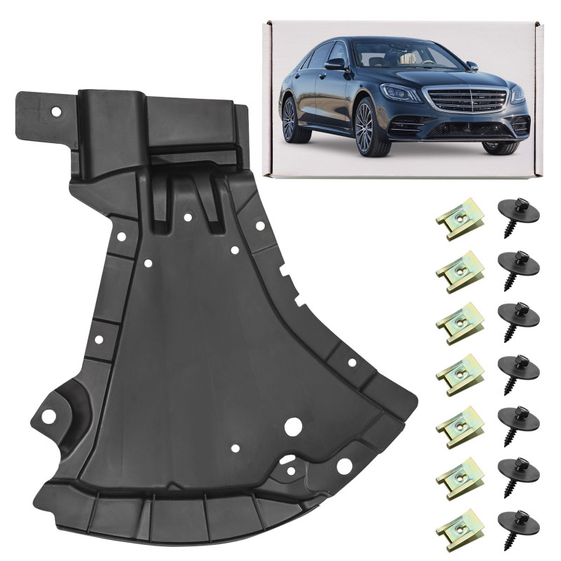 MERCEDES S-CLASS W222 2017-2020 RESTYLING PROTEZIONE PARAURTI ANTERIORE DESTRA CON KIT VITI A2225201