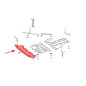 MERCEDES GLC X253 C253 2015-2019 PRE-RESTYLING PROTEZIONE PARAURTI ANTERIORE CON KIT VITI A253524003