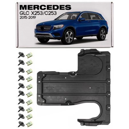 MERCEDES GLC X253 C253 2015-2019 PRE-RESTYLING PROTEZIONE CASSONE CAMBIO A2535240430 (Cod. AP-54156_