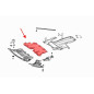 MERCEDES GLC X253 C253 2015-2019 PRE-RESTYLING PROTEZIONE PIASTRA PROTEZIONE MOTORE CON KIT VITI A20