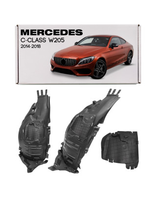 MERCEDES C-CLASS W205 2014-2018 PRE-RESTYLING PASSARUOTA ANTERIORE SINISTRO PARTE ANTERIORE A2056903