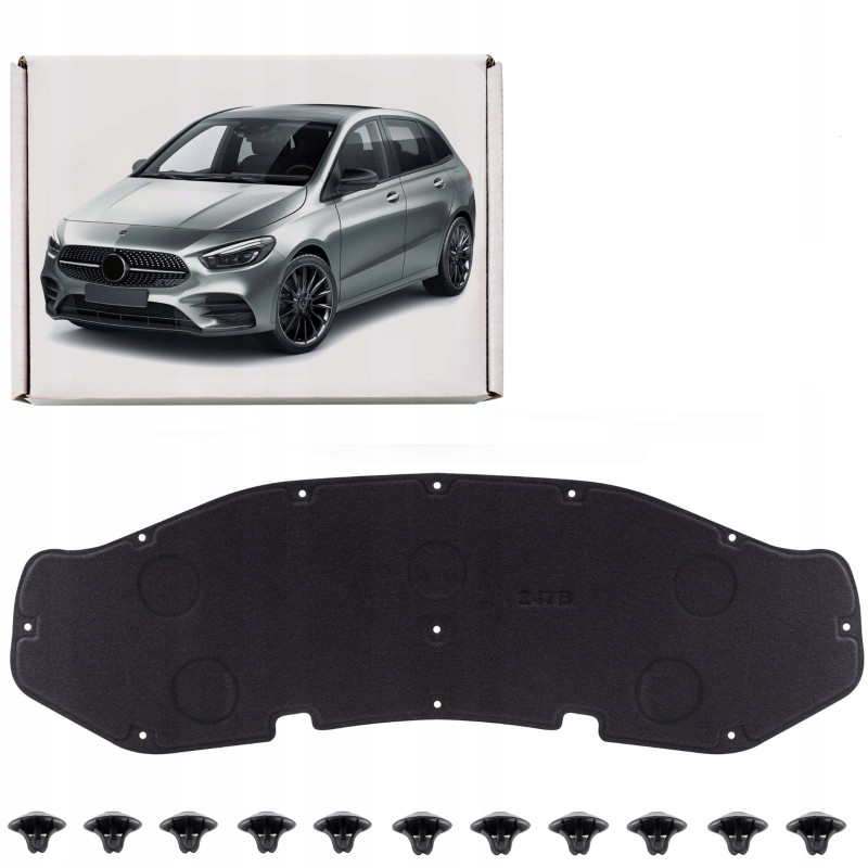 MERCEDES B-CLASS W247 2019+ PANNELLO FONOASSORBENTE COFANO A2476820126 (Cod. AP-54254_A4x4)