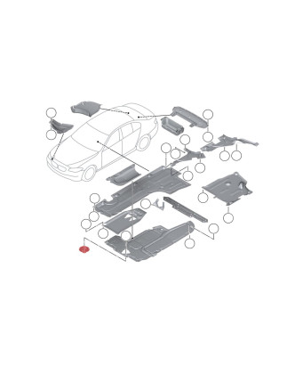 BMW SERIA 7 F01 F02 2008-2015 TAPPO TAPPO SCARICO OLIO 51757209541 (Cod. AP-54265_A4x4)