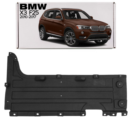 BMW X3 F25 2010-2017 IN TESSUTO PROTEZIONE SOTTOSCOCCA ANTERIORE DESTRA 51757213672 (Cod. AP-54266_A