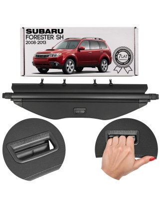 SUBARU FORESTER III SH 2008-2013 CAPPELLIERA COPRIBAGAGLI NERA 65550SC002JC (Cod. AP-54309_A4x4)