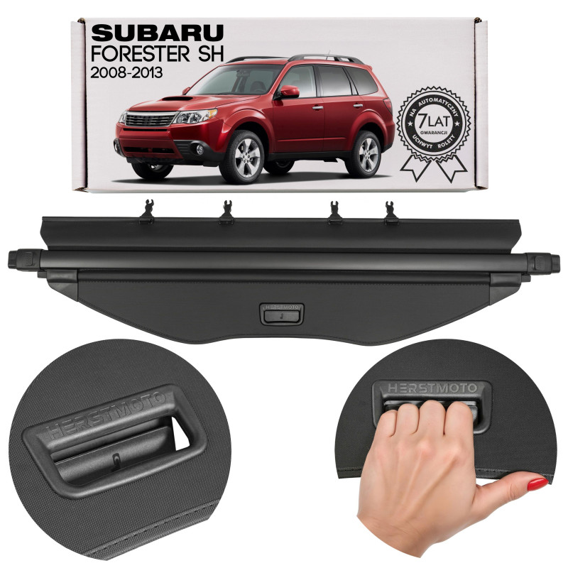 SUBARU FORESTER III SH 2008-2013 CAPPELLIERA COPRIBAGAGLI NERA 65550SC002JC (Cod. AP-54309_A4x4)