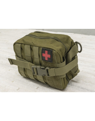 JEEP WRANGLER KIT DI PRIMO SOCCORSO AUTO / DA VIAGGIO OLIVA (Cod. AP-54341_A4x4)