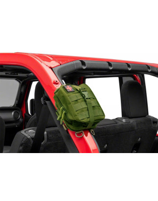 JEEP WRANGLER KIT DI PRIMO SOCCORSO AUTO / DA VIAGGIO OLIVA (Cod. AP-54341_A4x4)