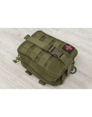 JEEP WRANGLER KIT DI PRIMO SOCCORSO AUTO / DA VIAGGIO OLIVA (Cod. AP-54341_A4x4)