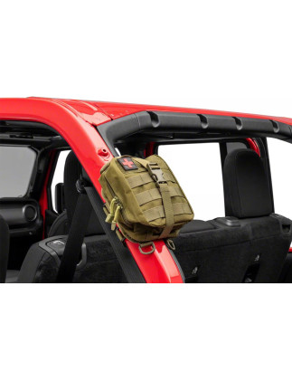 JEEP WRANGLER KIT DI PRIMO SOCCORSO AUTO / DA VIAGGIO SABBIA COYOTE BROWN (Cod. AP-54342_A4x4)