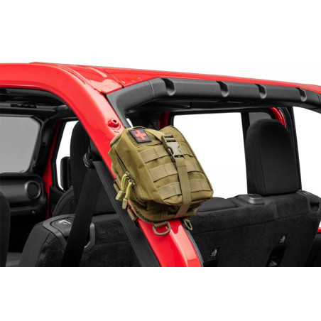 JEEP WRANGLER KIT DI PRIMO SOCCORSO AUTO / DA VIAGGIO SABBIA COYOTE BROWN (Cod. AP-54342_A4x4)