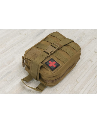JEEP WRANGLER KIT DI PRIMO SOCCORSO AUTO / DA VIAGGIO SABBIA COYOTE BROWN (Cod. AP-54342_A4x4)
