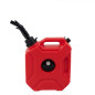 TANICA CON IMBUTO E CON SUPPORTO OFF-ROAD PER CARBURANTE OLIO ROSSO 5L TIPO ROTOPAX (Cod. AP-54345_A