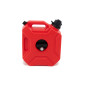 TANICA CON IMBUTO E CON SUPPORTO OFF-ROAD PER CARBURANTE OLIO ROSSO 5L TIPO ROTOPAX (Cod. AP-54345_A