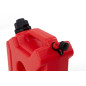 TANICA CON IMBUTO E CON SUPPORTO OFF-ROAD PER CARBURANTE OLIO ROSSO 5L TIPO ROTOPAX (Cod. AP-54345_A
